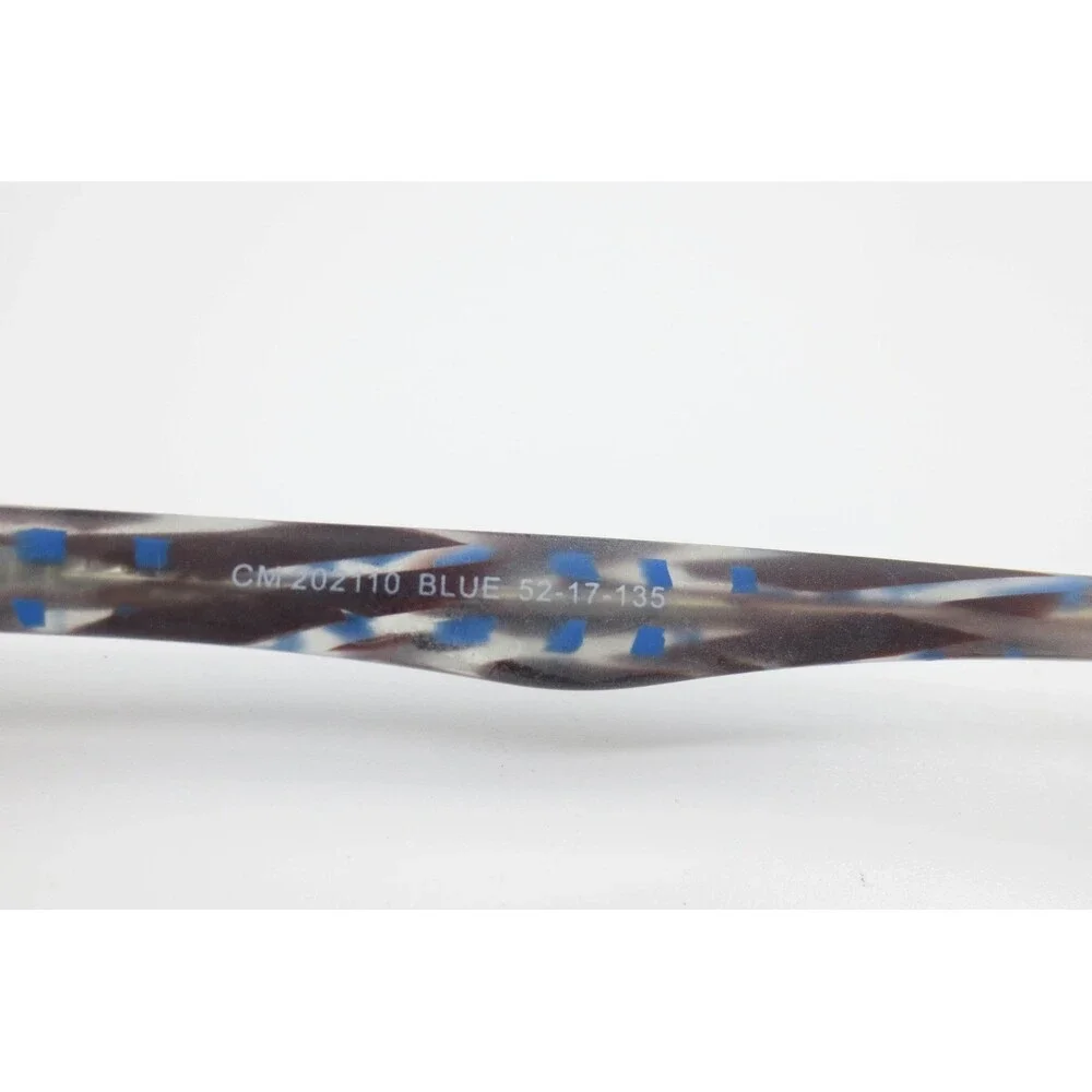 Chelsea Morgan CM 202110 Blue Patterned Cat Eye Eyeglasses Frames 52-17-135